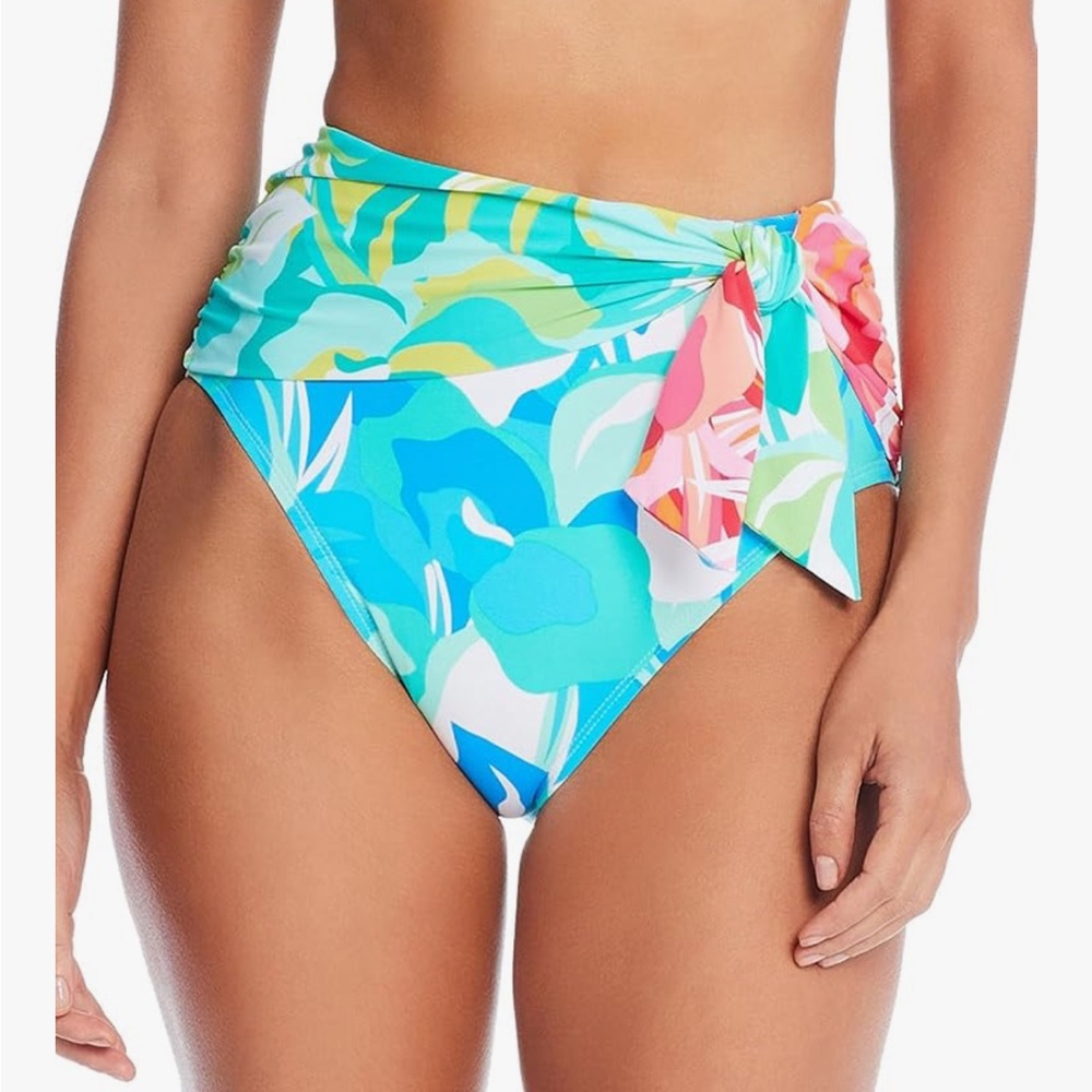 Bleu Rod Beattie 3 piece Colorful Floral Bikini - Picture 2 of 13